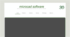 Desktop Screenshot of en.microcadsoftware.com