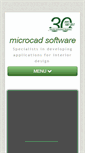 Mobile Screenshot of en.microcadsoftware.com